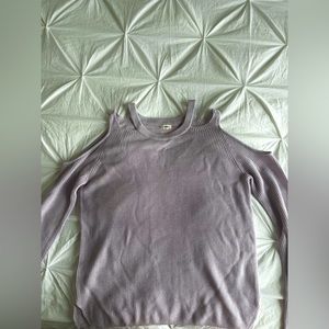 Garage clothing shoulder less lightweight sweater